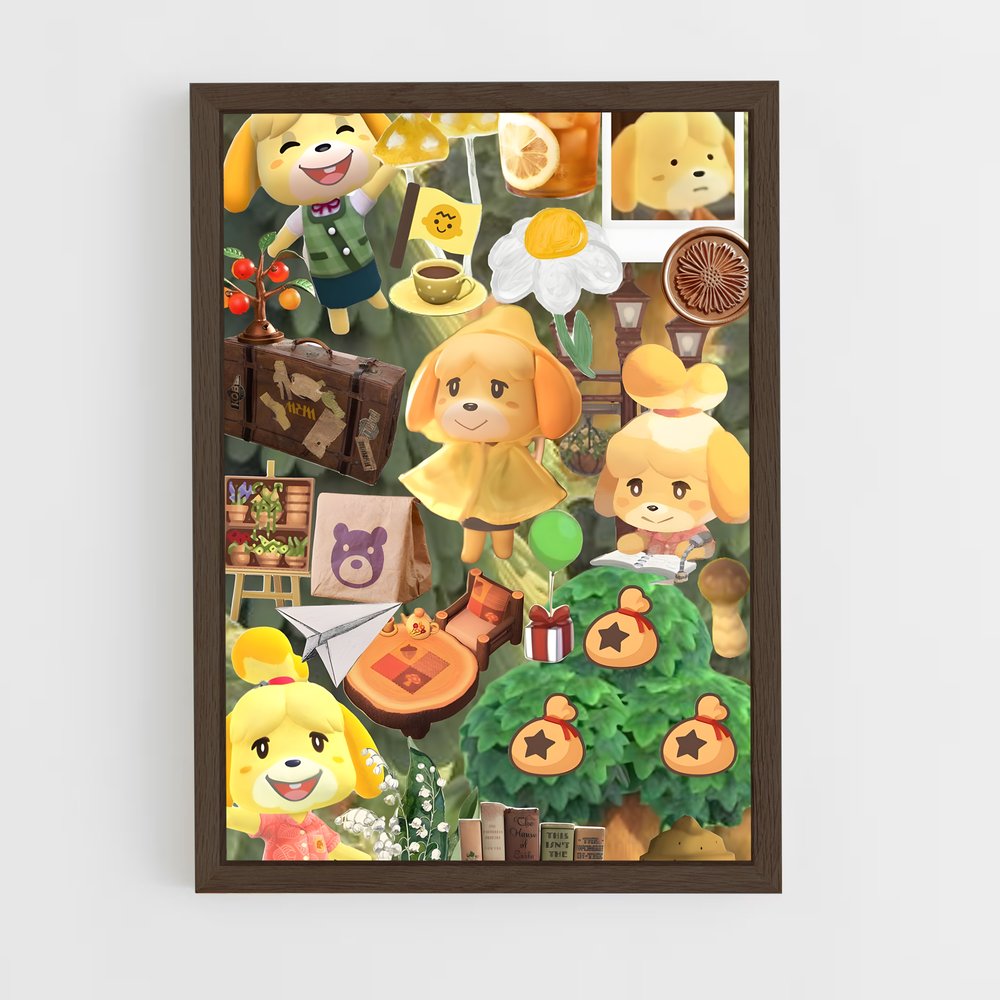 Poster Animal Crossing Collage (vue 5)