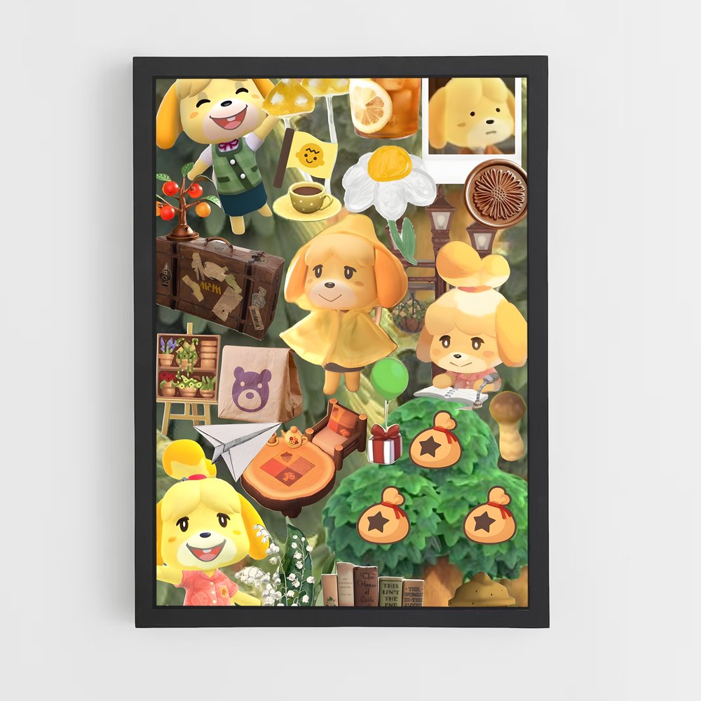 Poster Animal Crossing Collage (vue 2)