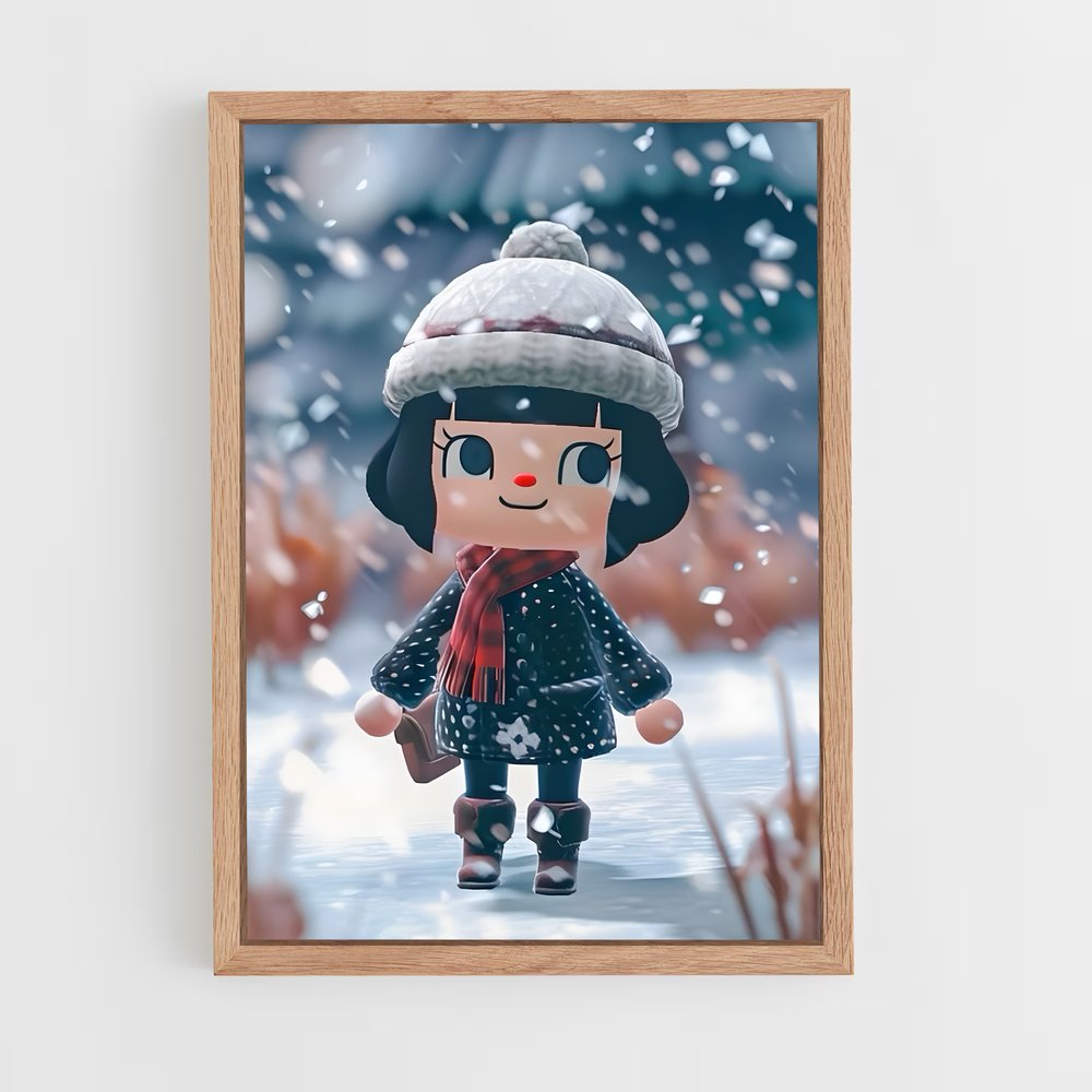 Poster Fille Animal Crossing (vue 4)