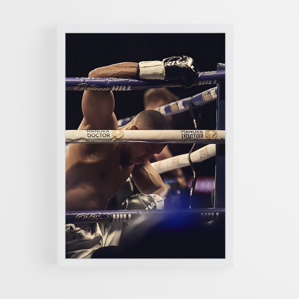Poster Anthony Joshua Dur – affiche Boxe (vue 3)