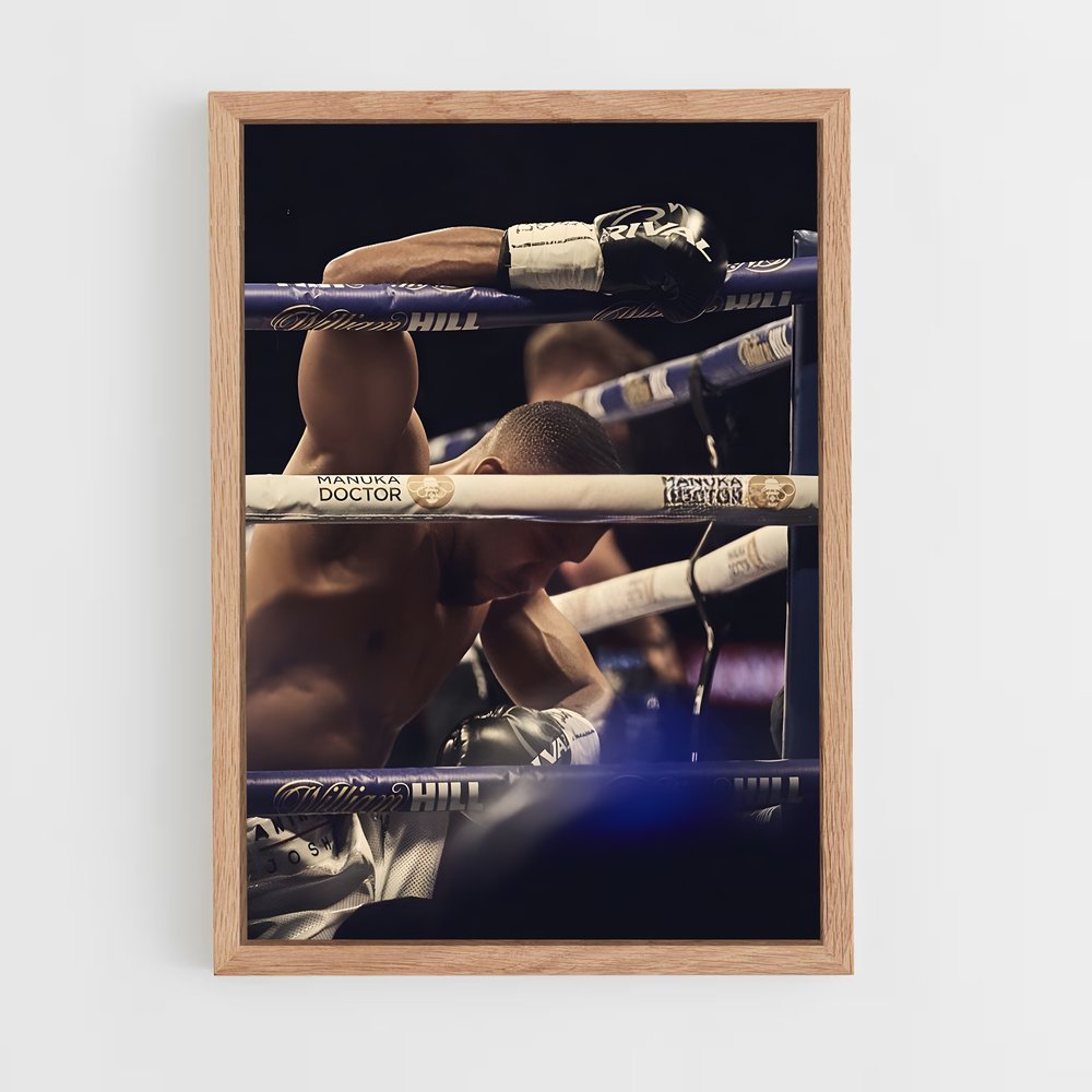 Poster Anthony Joshua Dur – affiche Boxe (vue 4)