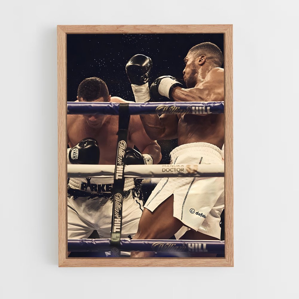 Poster Combat Anthony Joshua – affiche Boxe (vue 4)