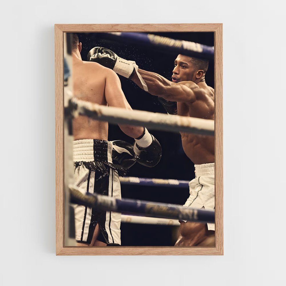 Poster Anthony Joshua Jab – affiche Boxe (vue 4)