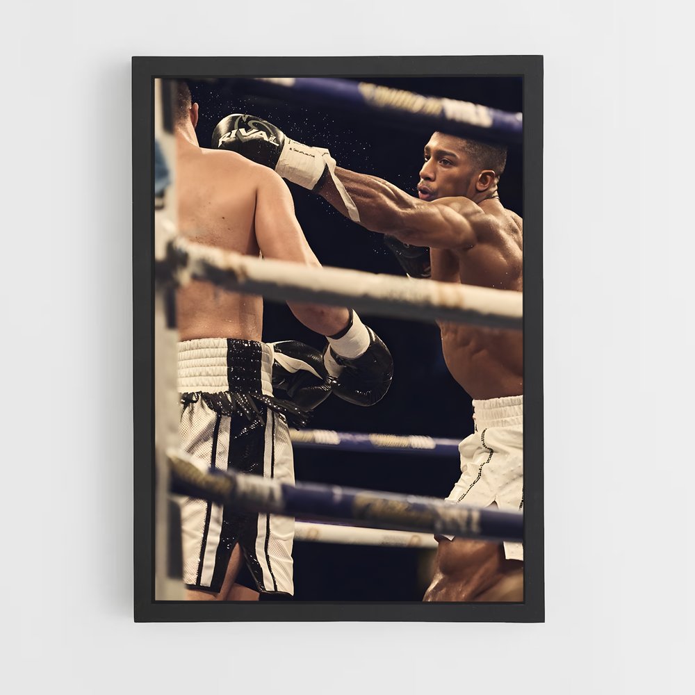 Poster Anthony Joshua Jab – affiche Boxe (vue 2)