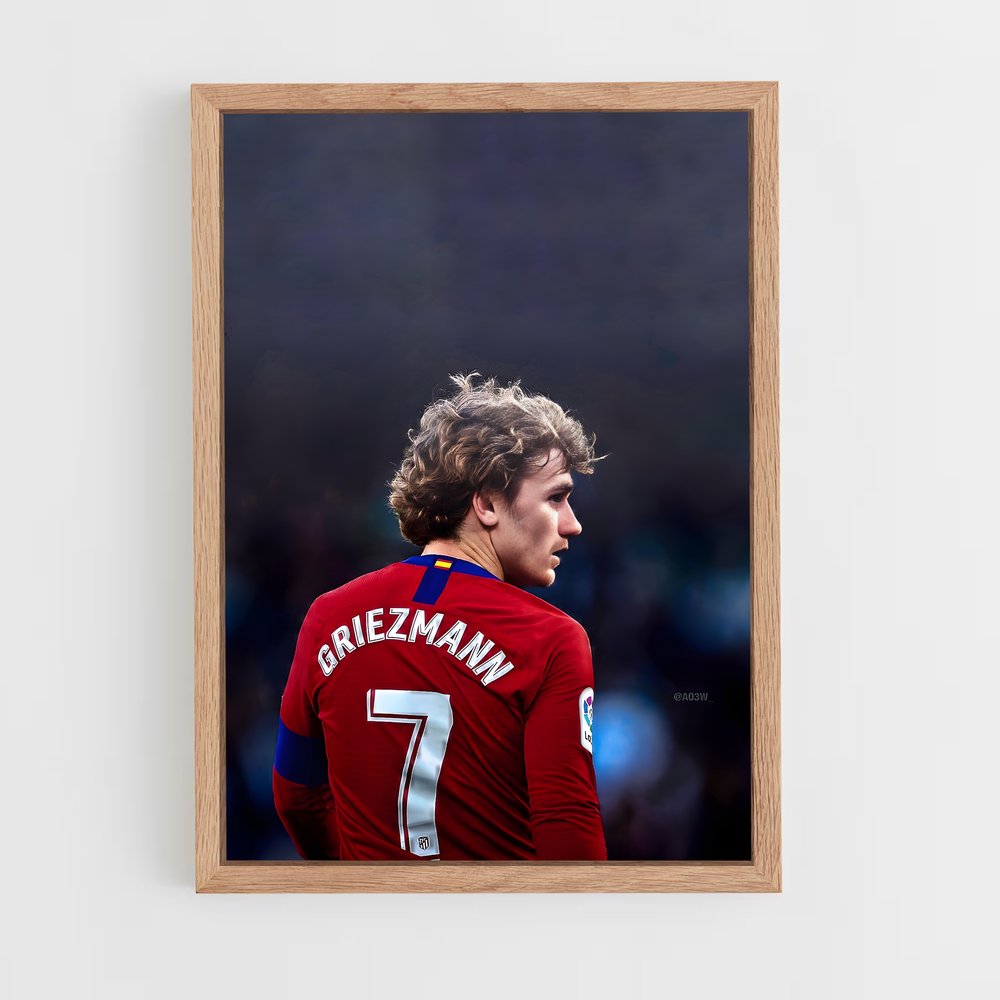 Poster Griezmann – affiche Football (vue 4)