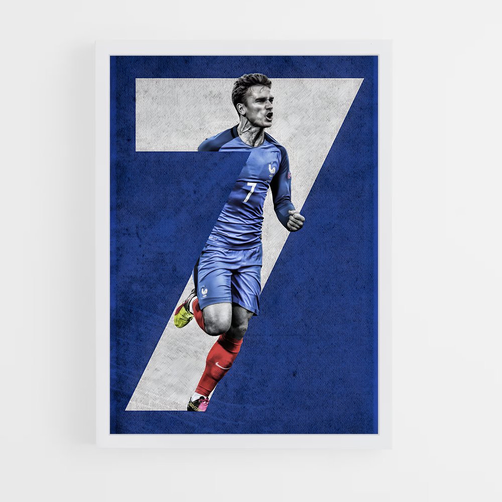 Poster Griezmann 7 – affiche Football (vue 3)