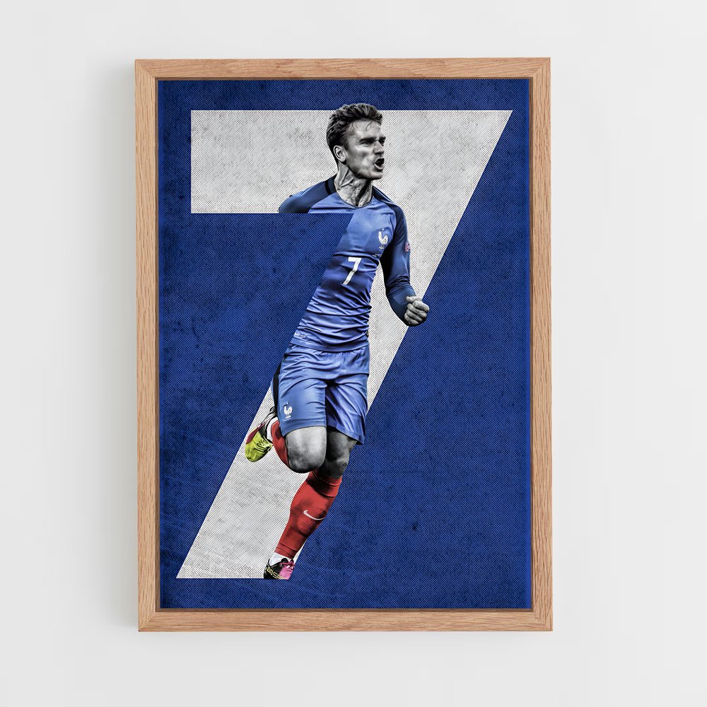 Poster Griezmann 7 – affiche Football (vue 4)