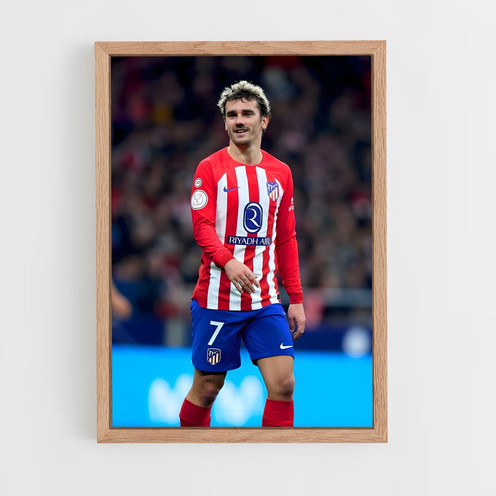 Poster Antoine Griezmann 7 – affiche Football (vue 4)
