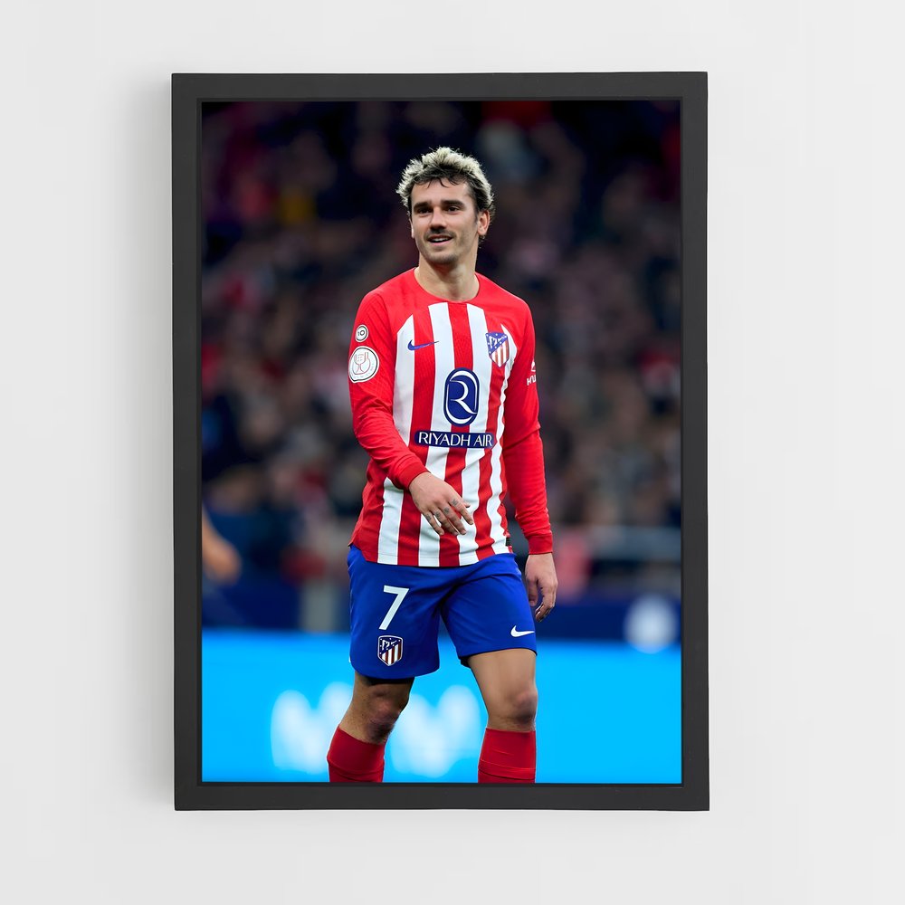 Poster Antoine Griezmann 7 – affiche Football (vue 2)