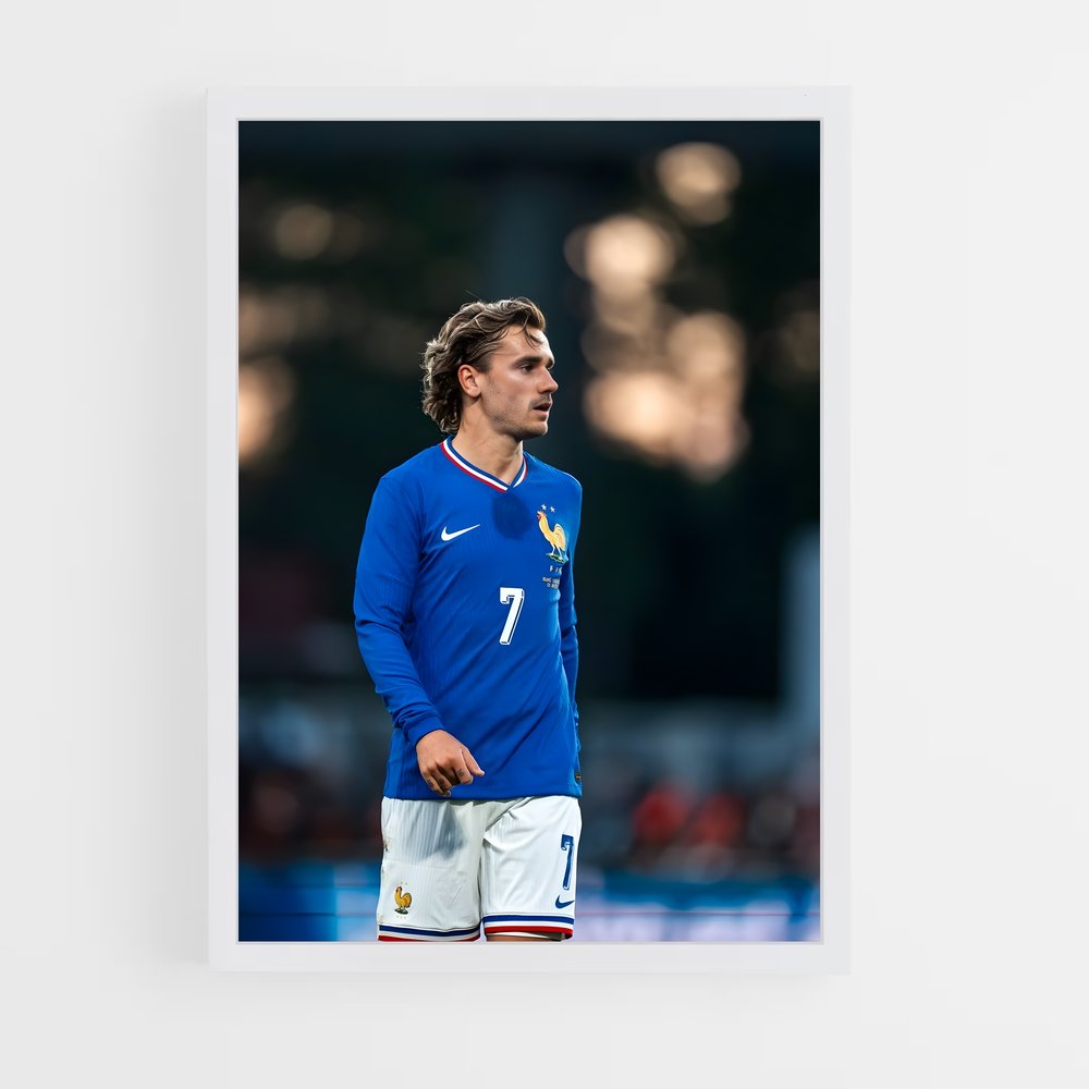 Poster Antoine Griezmann France – affiche Football (vue 3)