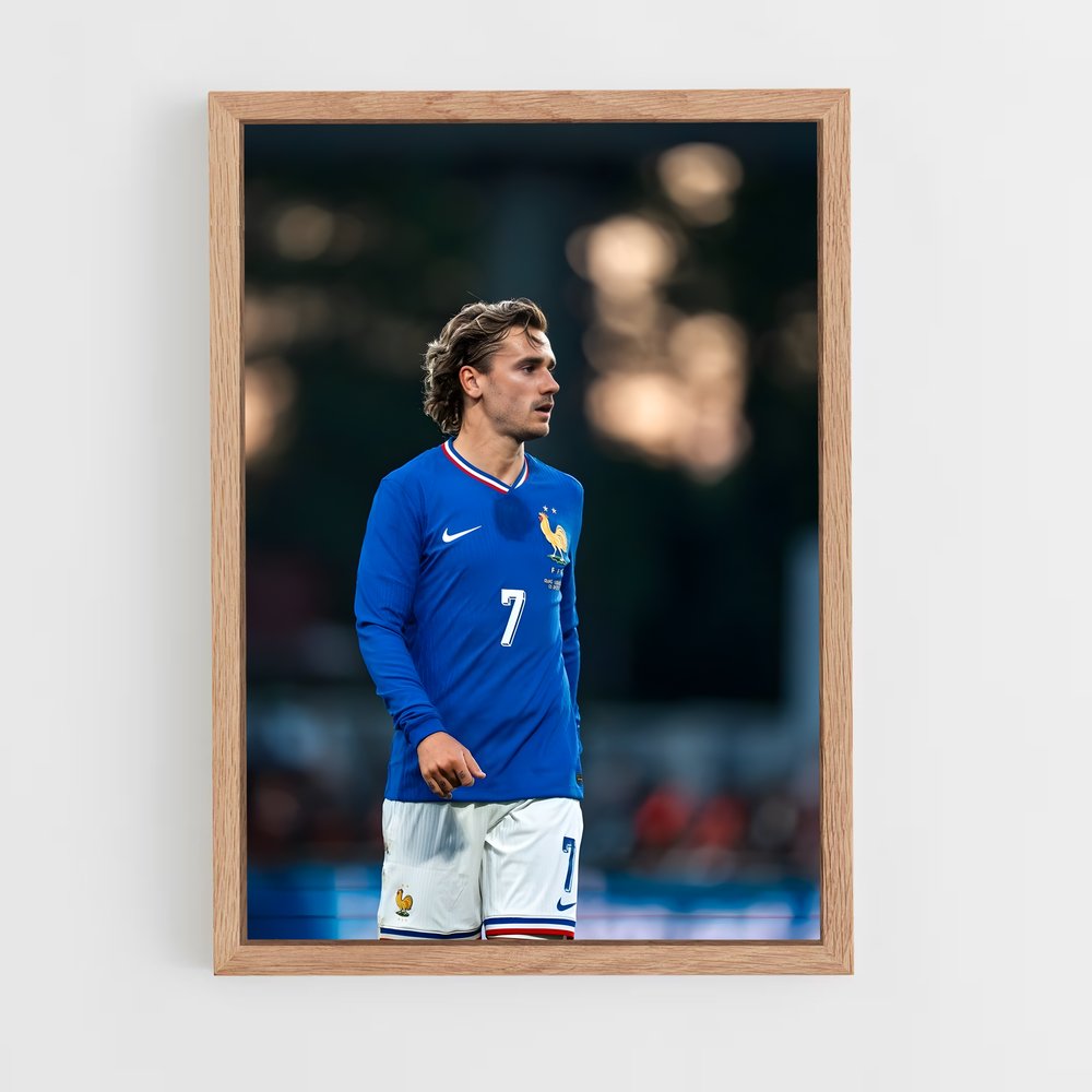 Poster Antoine Griezmann France – affiche Football (vue 4)