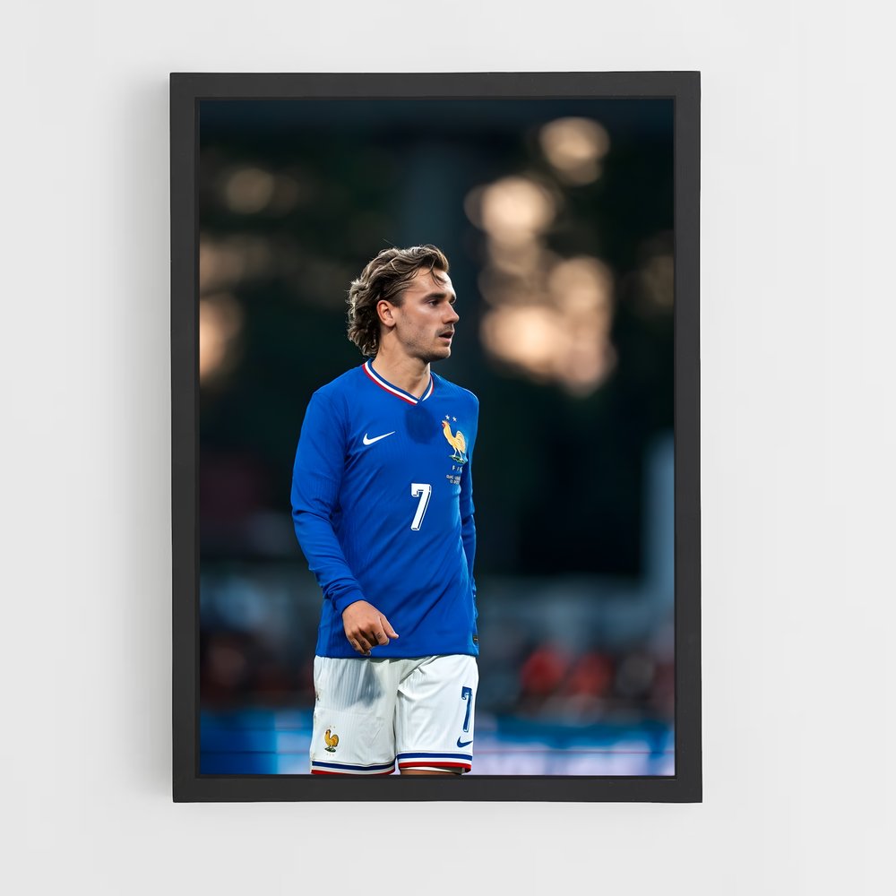 Poster Antoine Griezmann France – affiche Football (vue 2)