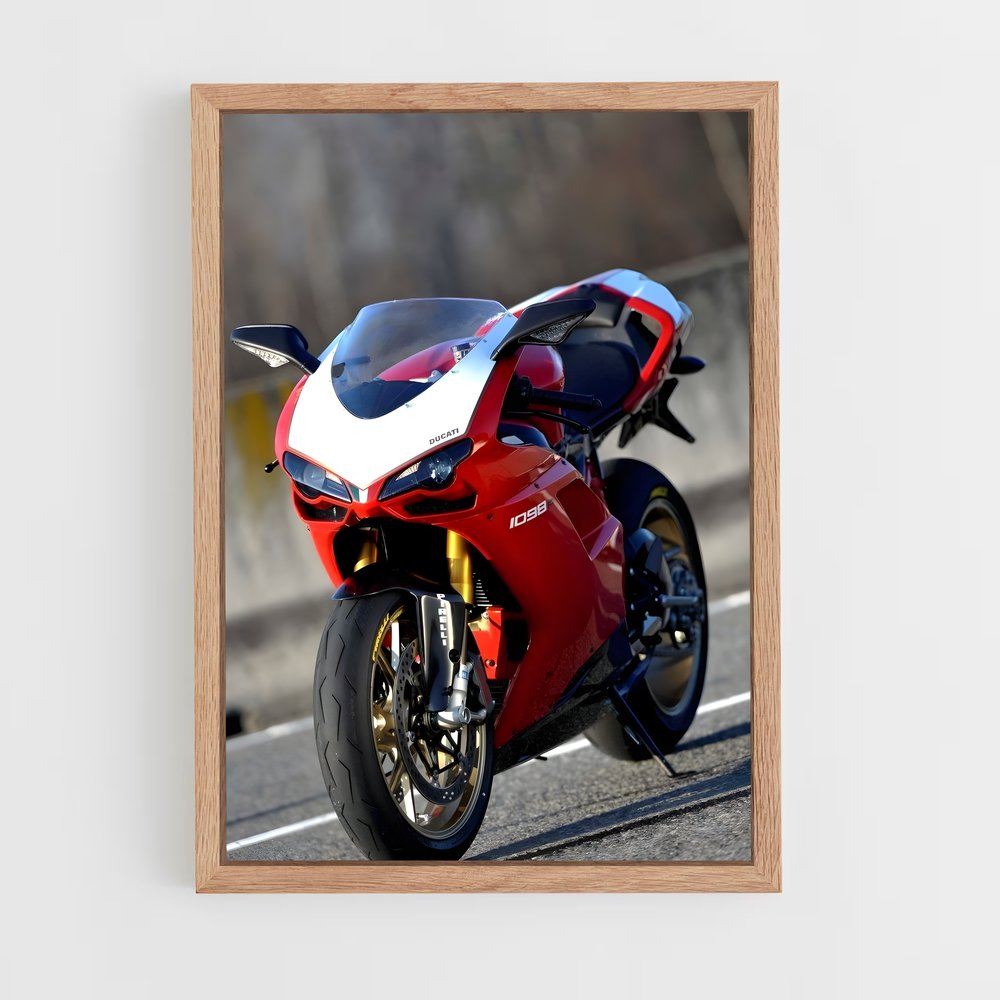 Poster Éblouissant 1098 – affiche Ducati (vue 4)