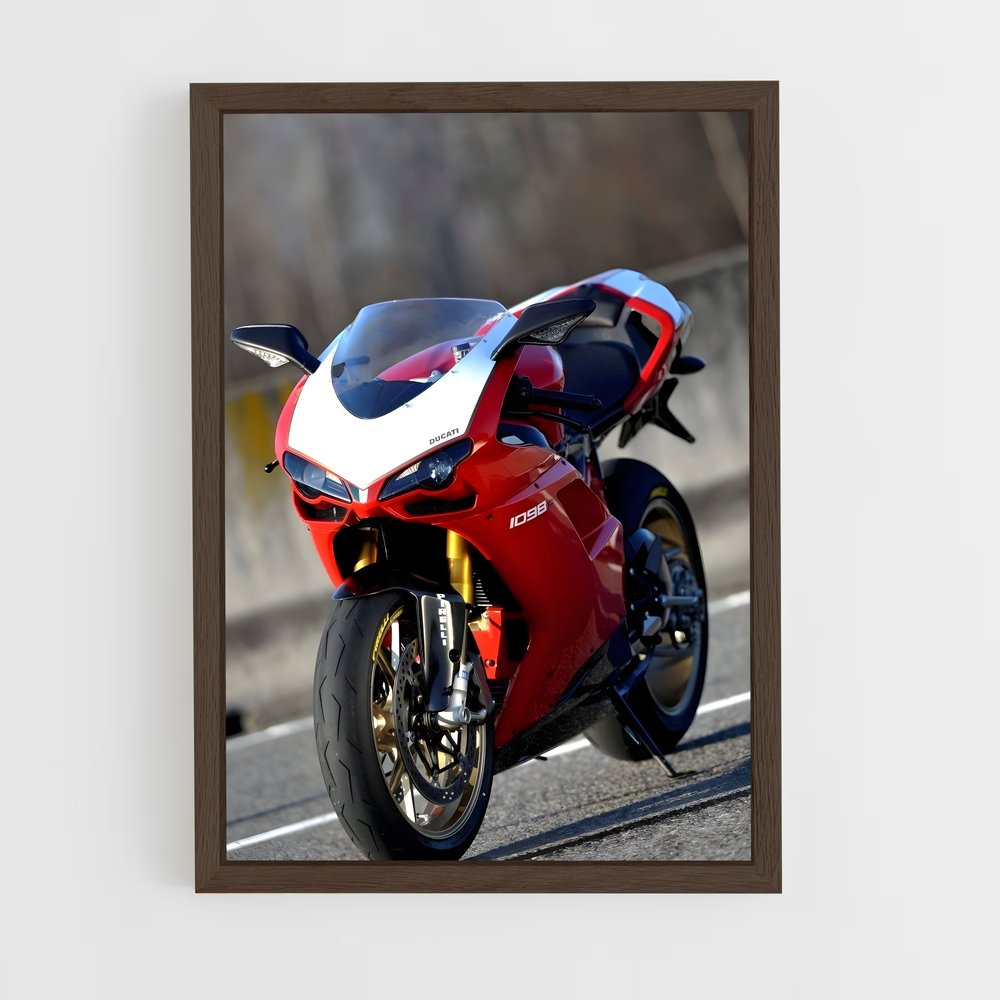 Poster Éblouissant 1098 – affiche Ducati (vue 5)