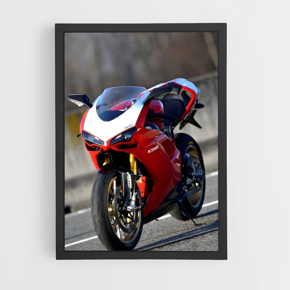 Poster Éblouissant 1098 – affiche Ducati (vue 2)