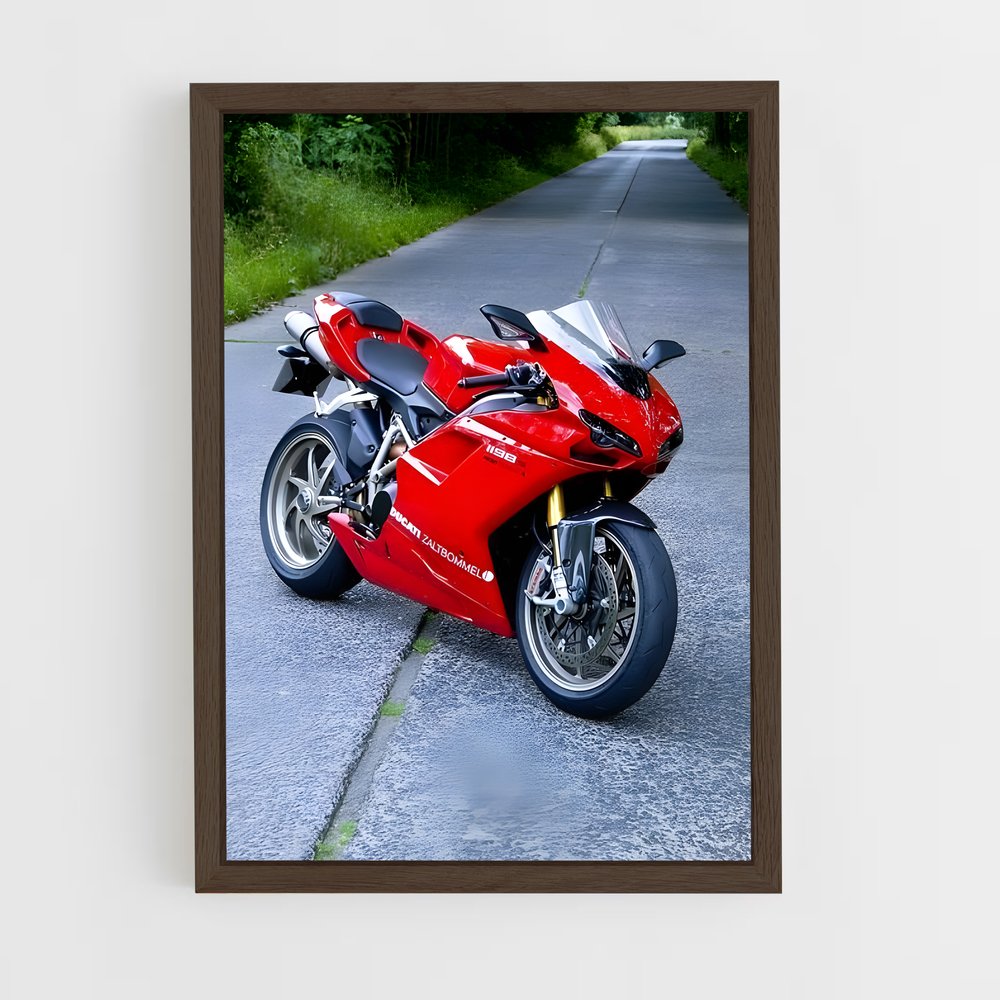 Poster Ride Céleste – affiche Ducati (vue 5)