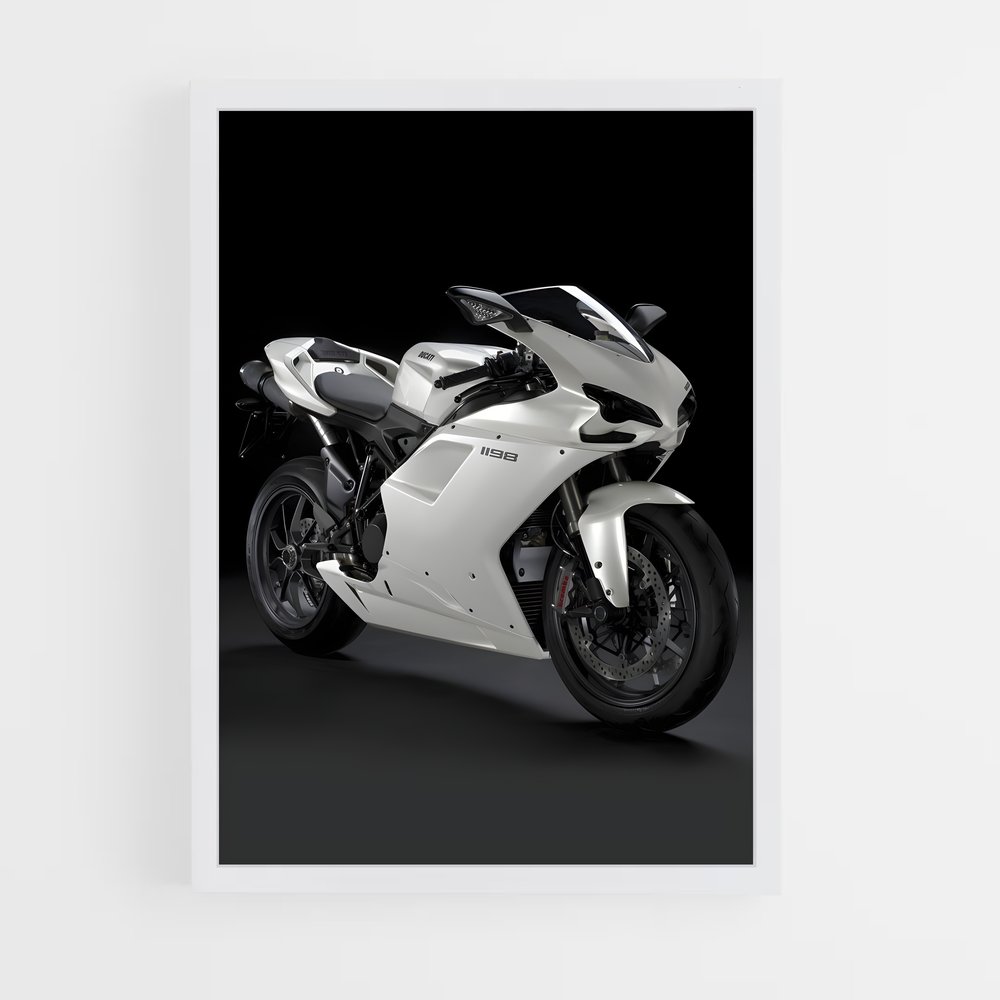 Poster Éclatant 1198 – affiche Ducati (vue 3)