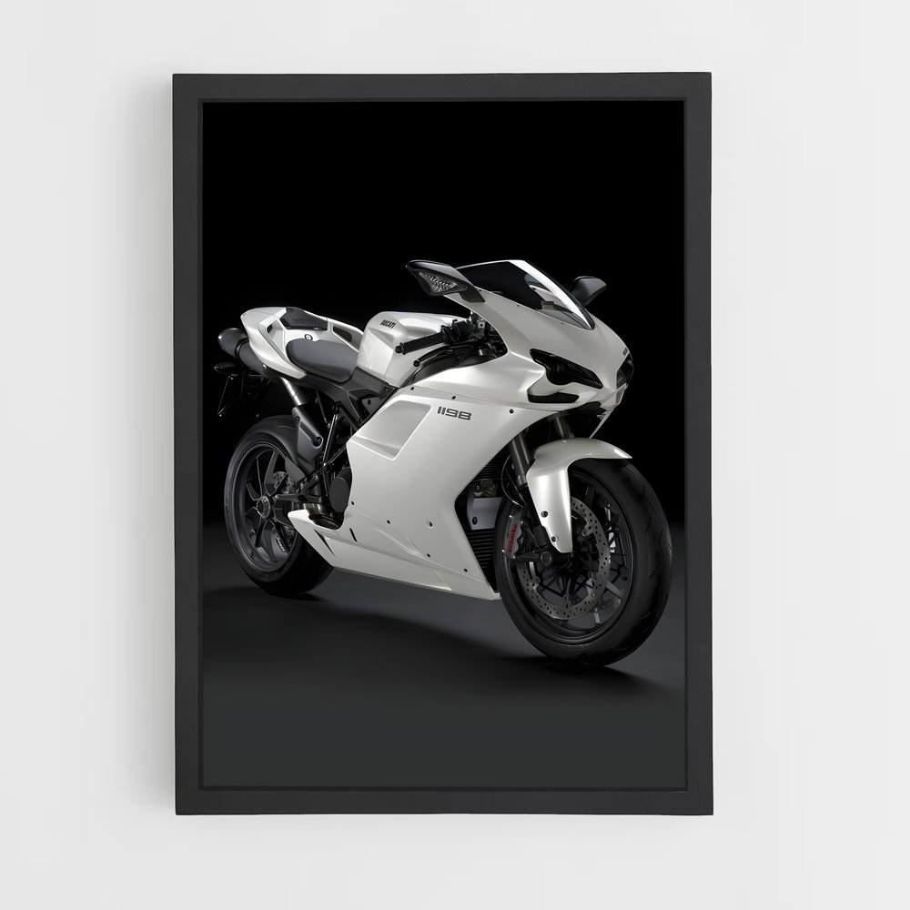 Poster Éclatant 1198 – affiche Ducati (vue 2)