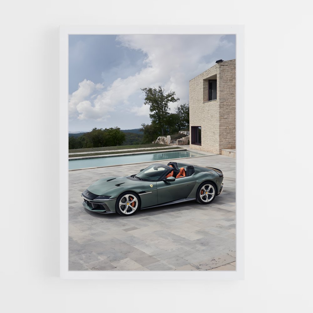 Poster Cilindri Portée – affiche Ferrari (vue 3)