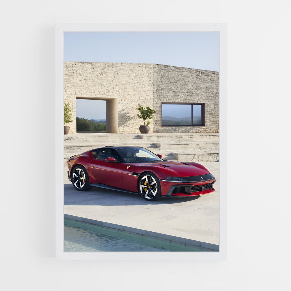 Poster Cilindri Scène – affiche Ferrari (vue 3)