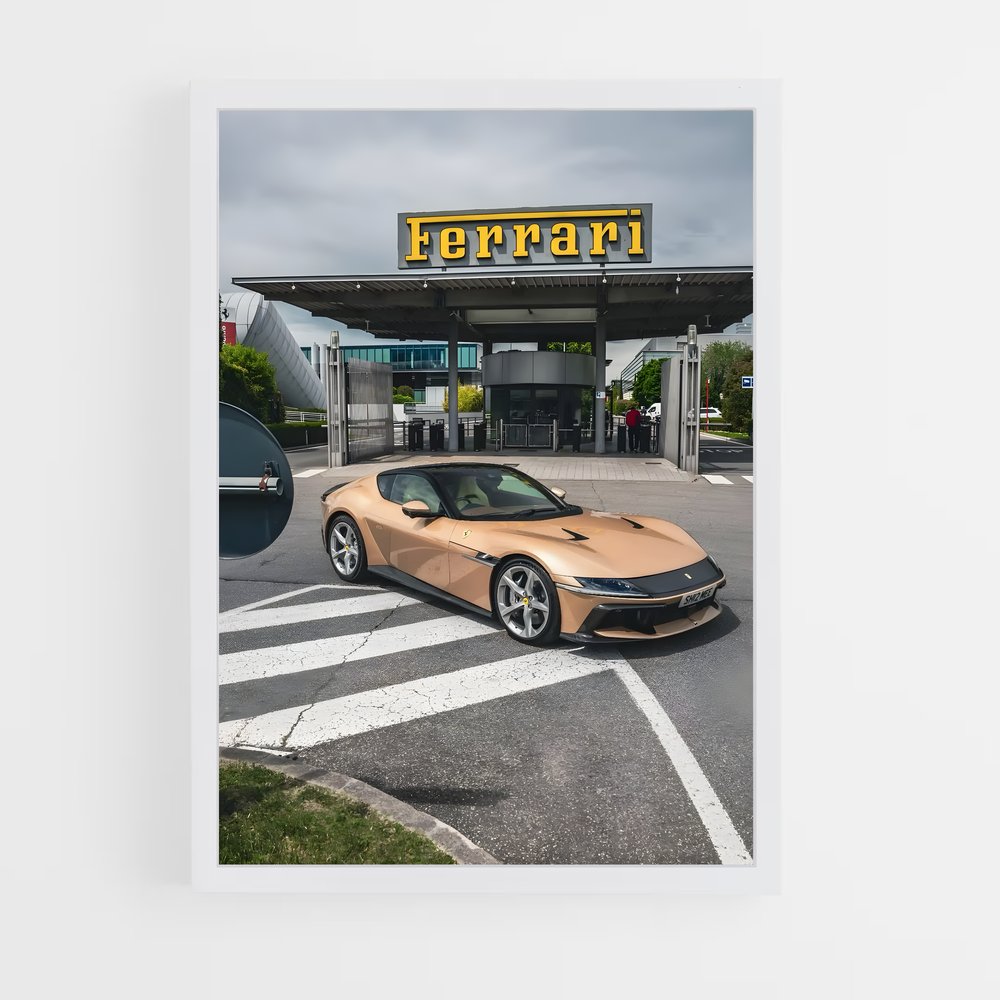 Poster Route 66 Adventures – affiche Ferrari (vue 3)