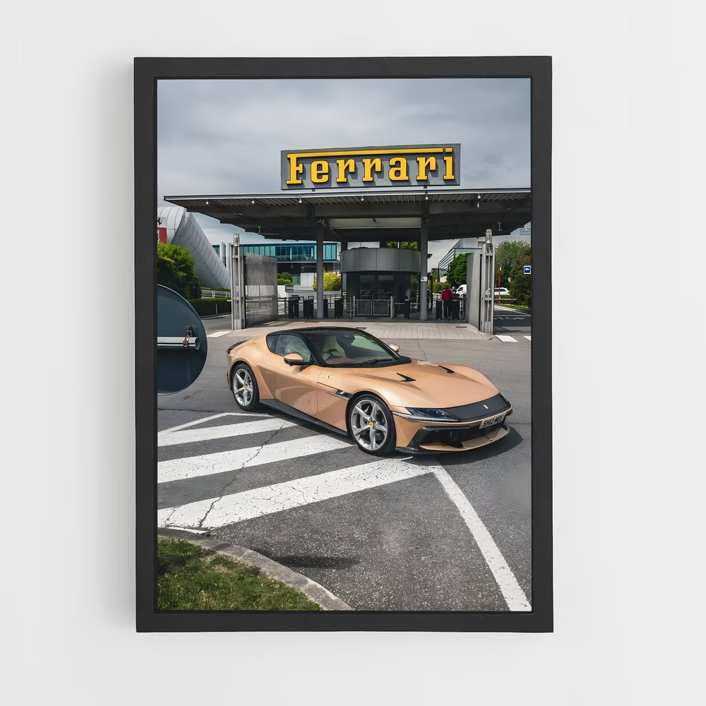 Poster Route 66 Adventures – affiche Ferrari (vue 2)