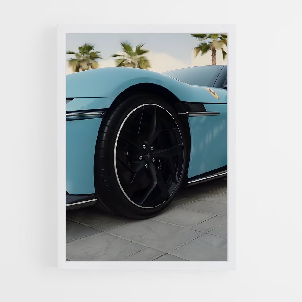 Poster cilindri échappée – affiche Ferrari (vue 3)