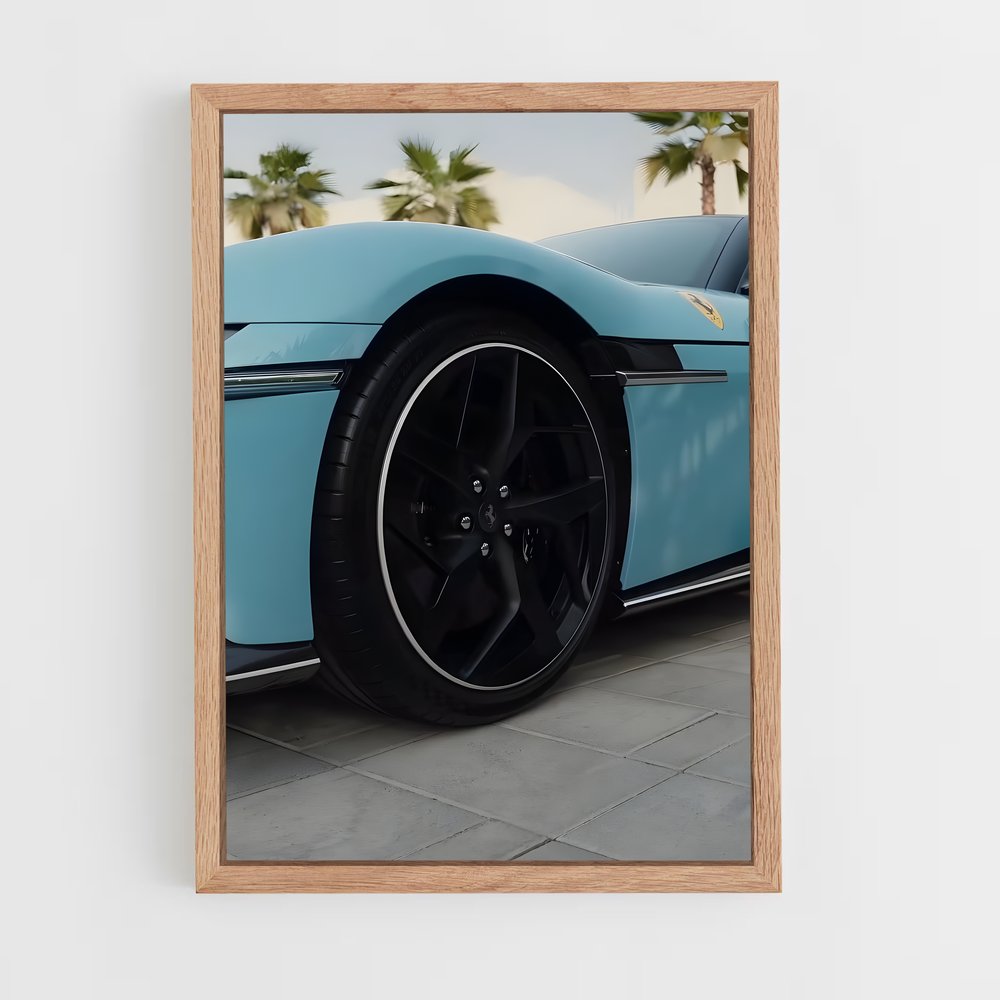 Poster cilindri échappée – affiche Ferrari (vue 4)