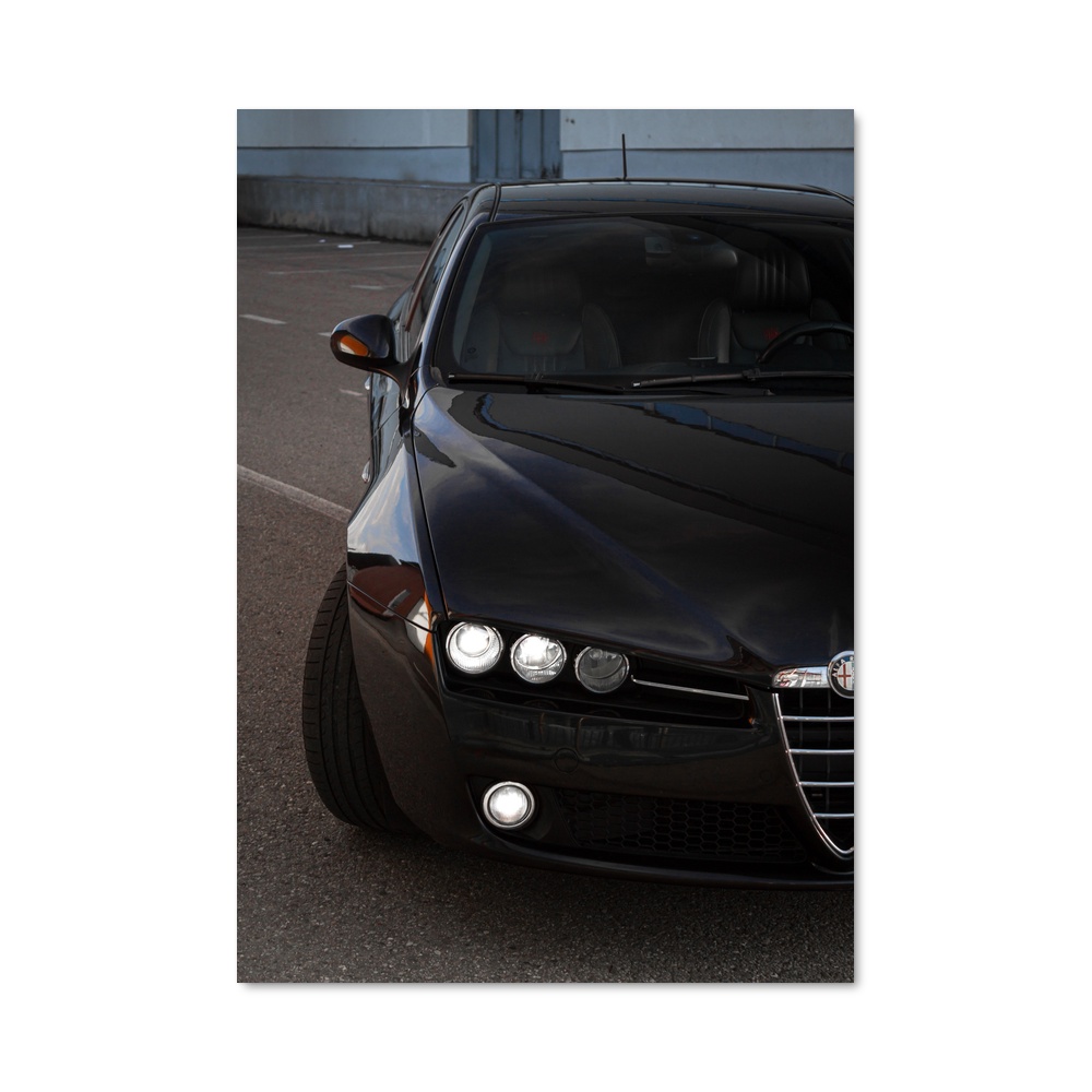 Poster regard automobile