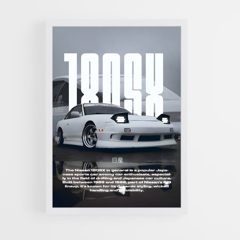 Poster 180sx Dreams – affiche Nissan (vue 3)