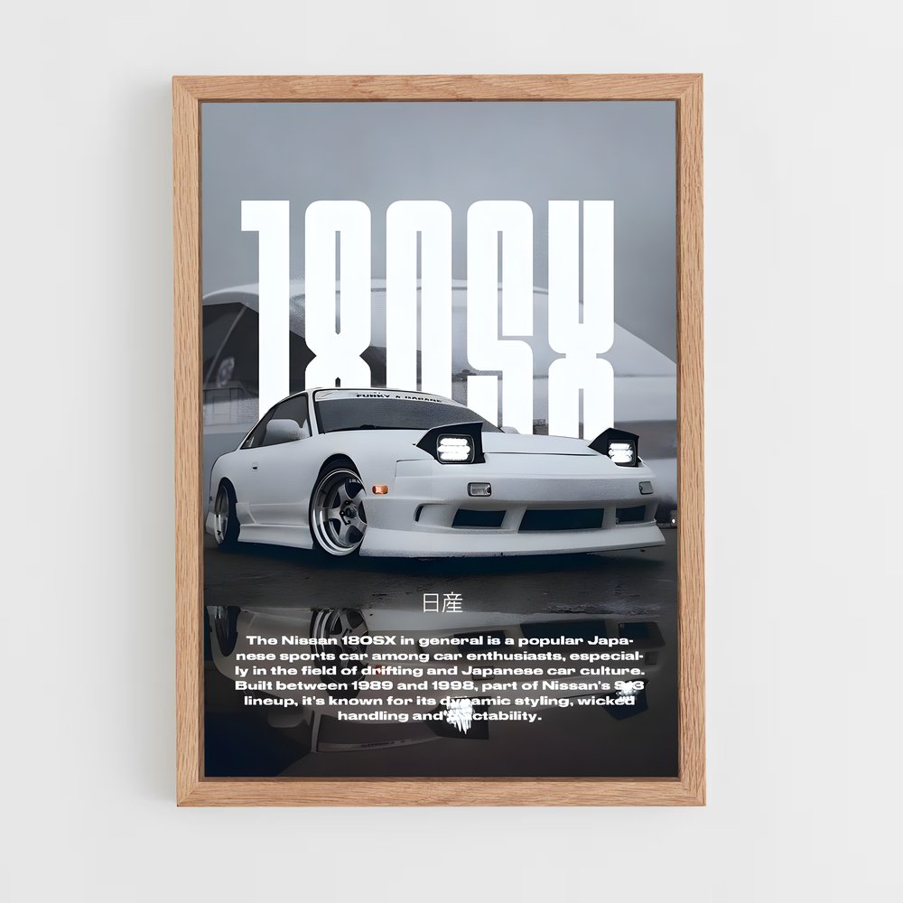 Poster 180sx Dreams – affiche Nissan (vue 4)
