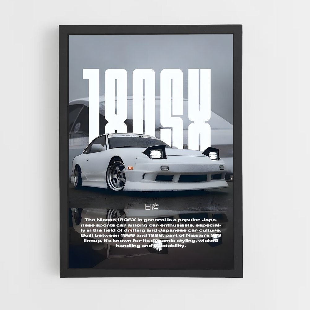 Poster 180sx Dreams – affiche Nissan (vue 2)