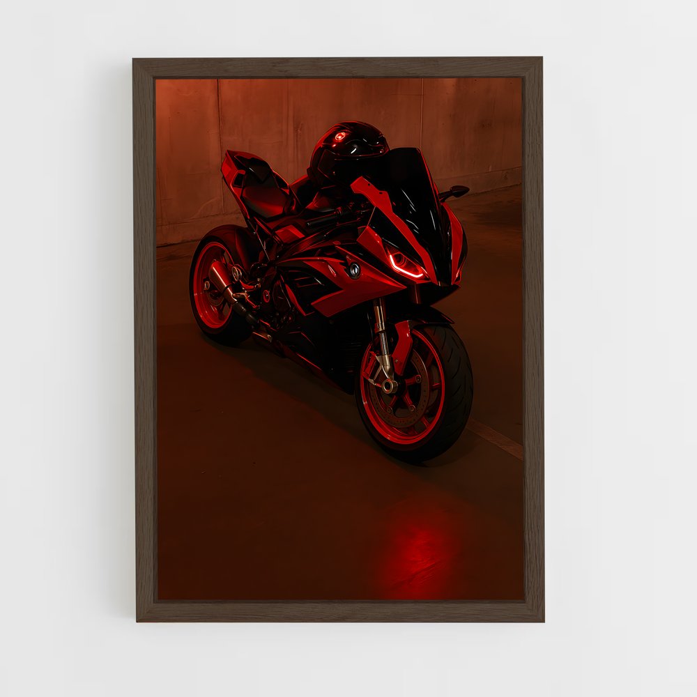 Poster Moto Rouge – affiche Arch Motorcycle (vue 5)