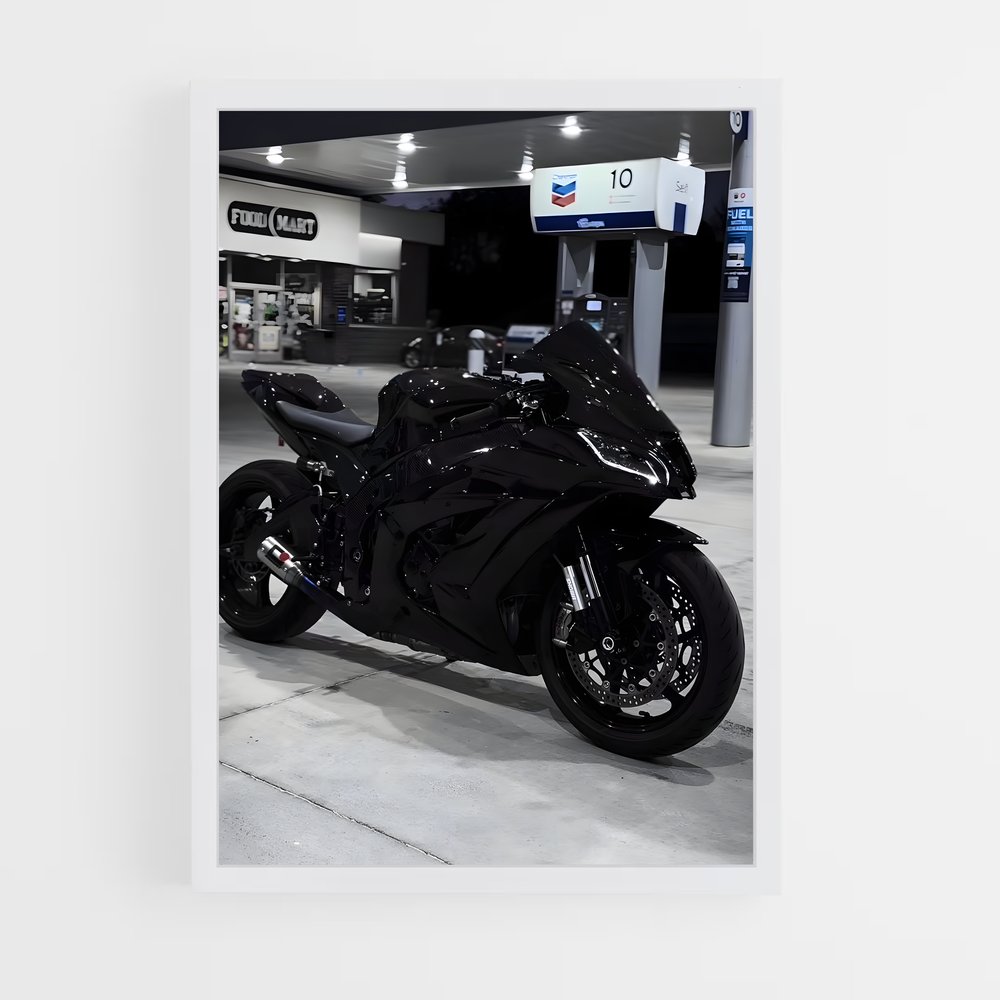 Poster Moto Noire – affiche Arch Motorcycle (vue 3)