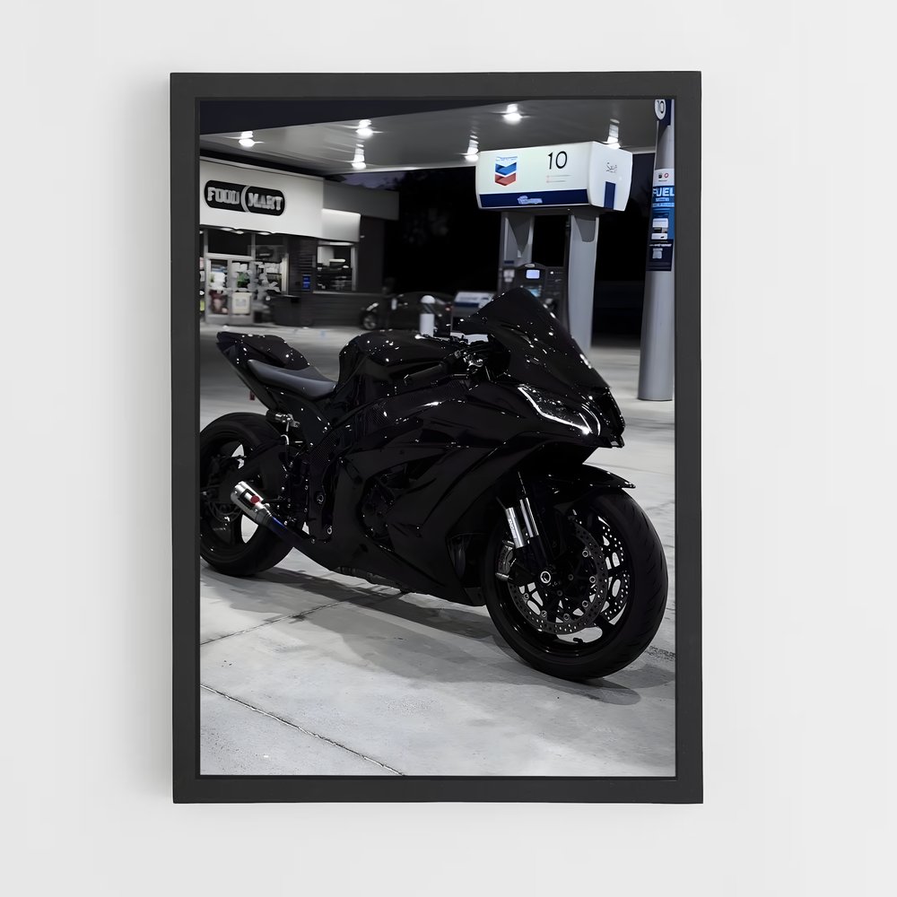 Poster Moto Noire – affiche Arch Motorcycle (vue 2)