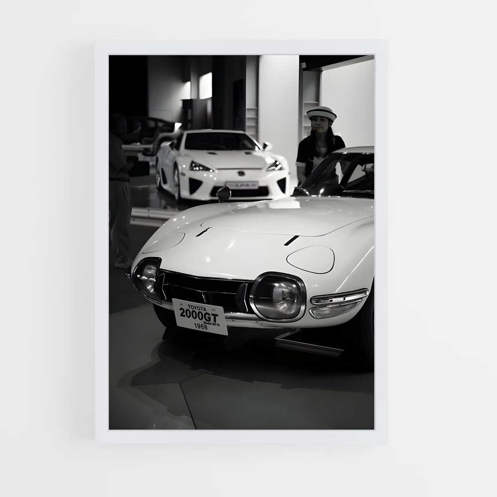 Poster Éclatant 2000GT – affiche Toyota (vue 3)