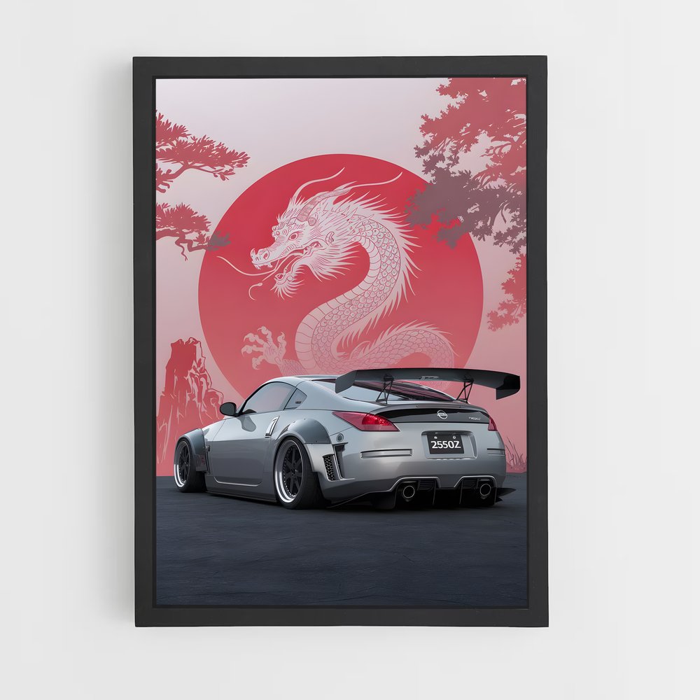 Poster Dragon Rides – affiche Nissan (vue 2)