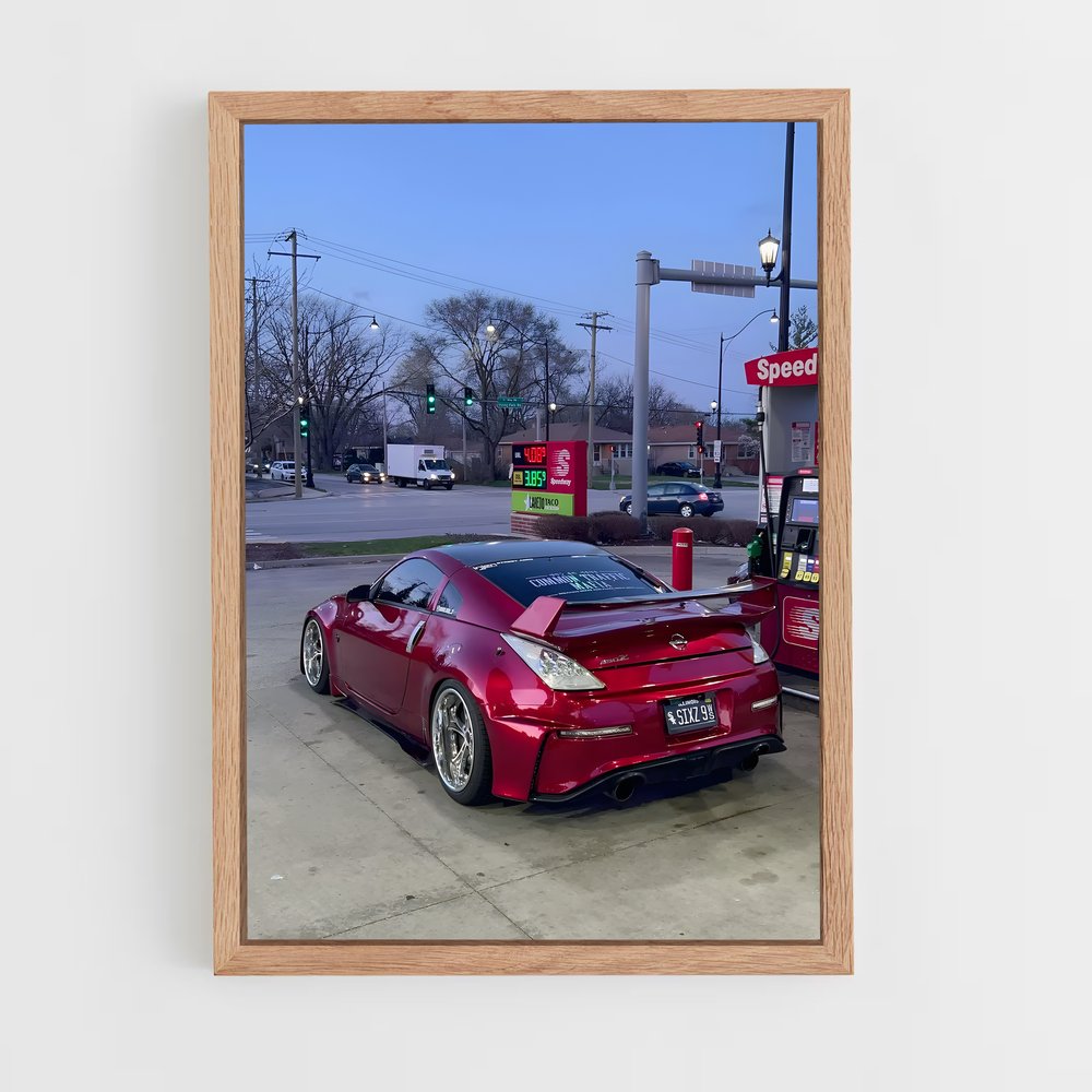 Poster Essence Rouge – affiche Nissan (vue 4)