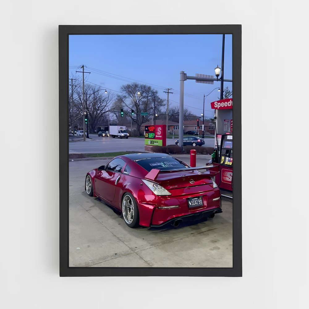 Poster Essence Rouge – affiche Nissan (vue 2)