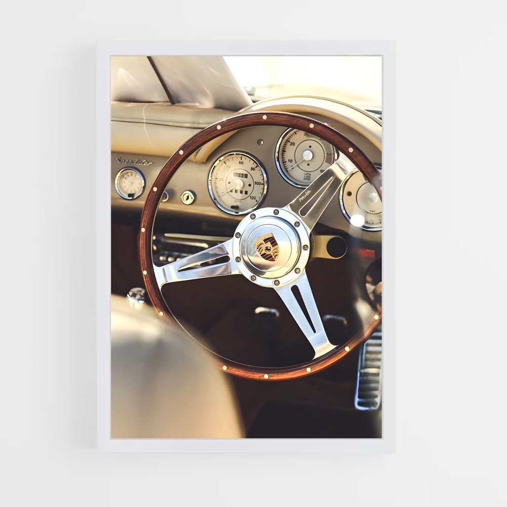 Poster Route 356 – affiche Porsche (vue 3)