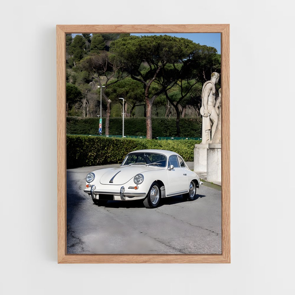Poster La Voiture et la Statue – affiche Porsche (vue 4)