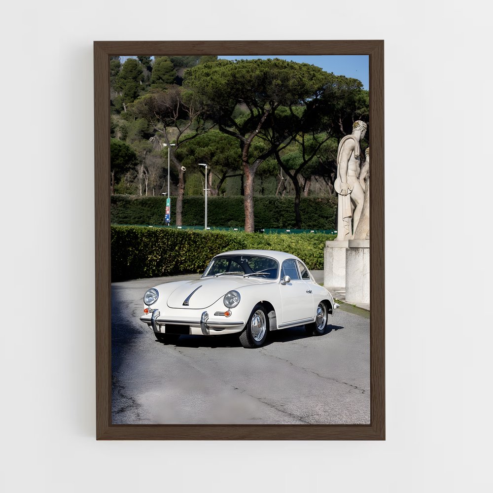 Poster La Voiture et la Statue – affiche Porsche (vue 5)