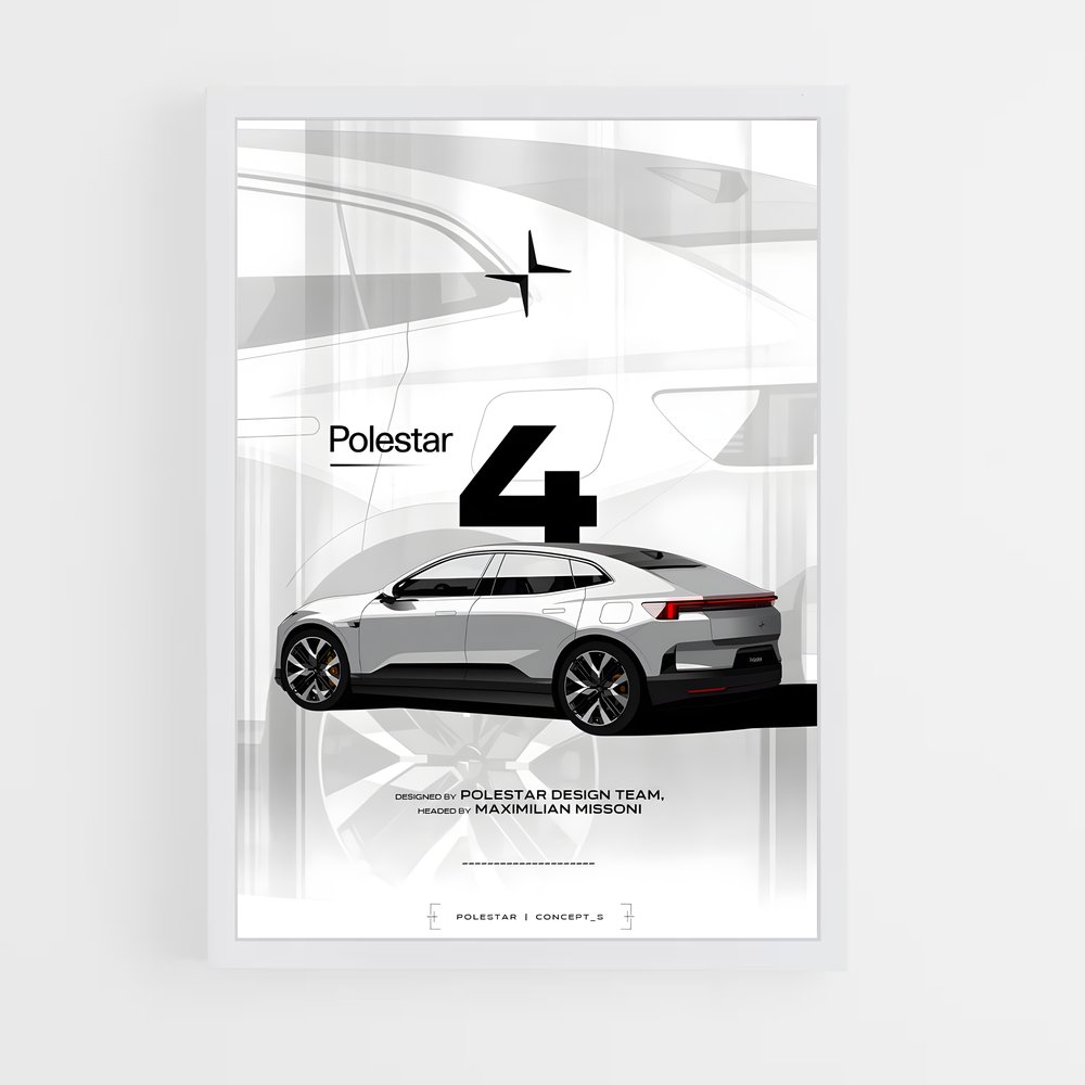 Poster Polar Drift – affiche Polestar (vue 3)