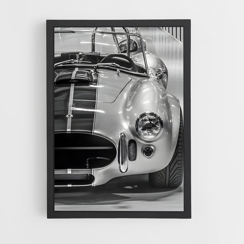 Poster Nostalgie Mécanique – affiche AC Cobra (vue 2)