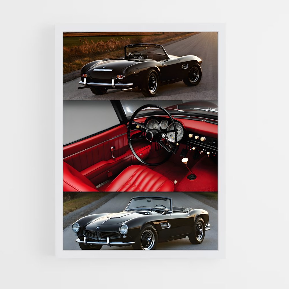 Poster vitesse crépuscule – affiche BMW (vue 3)