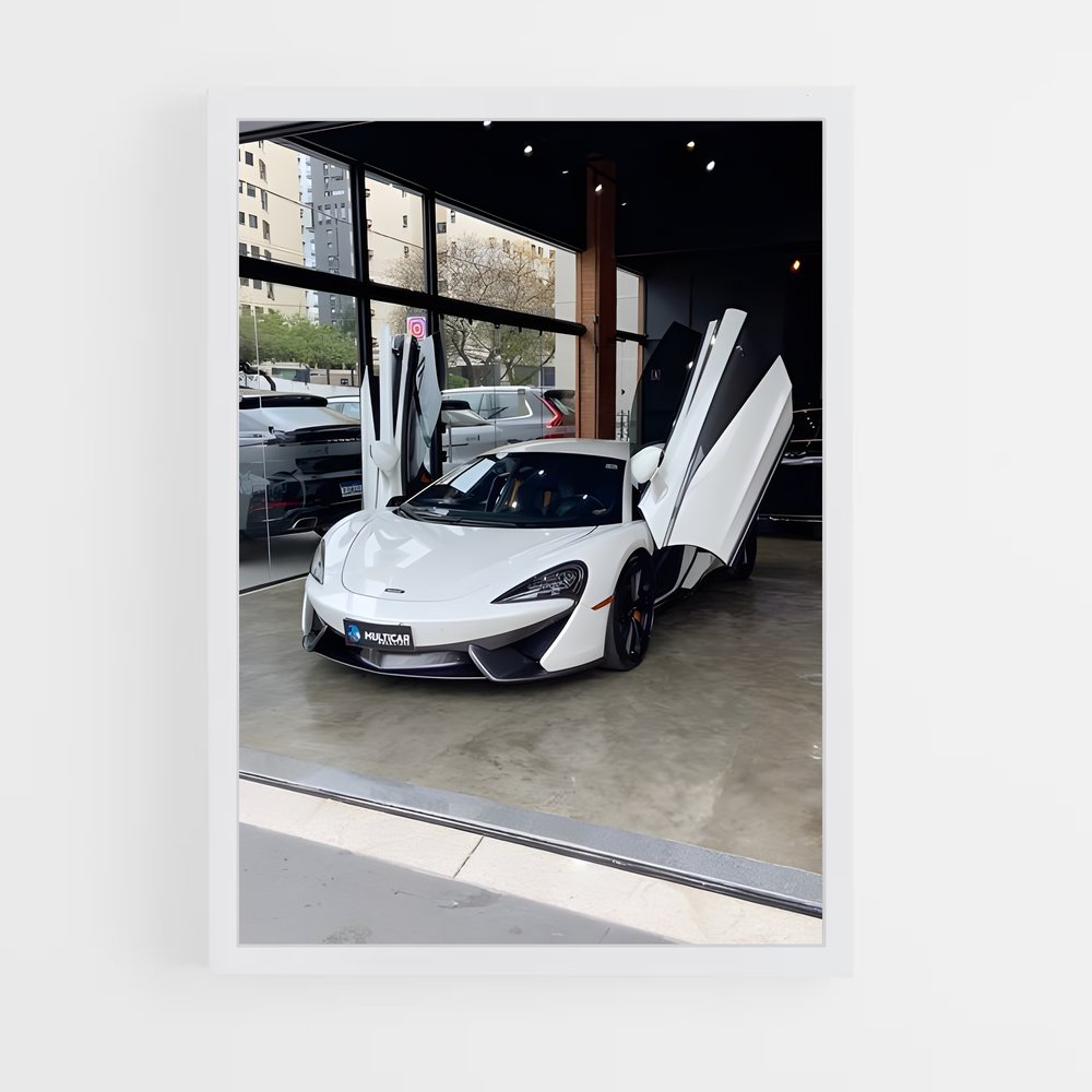 Poster L'Élégance Mécanique – affiche Mclaren (vue 3)