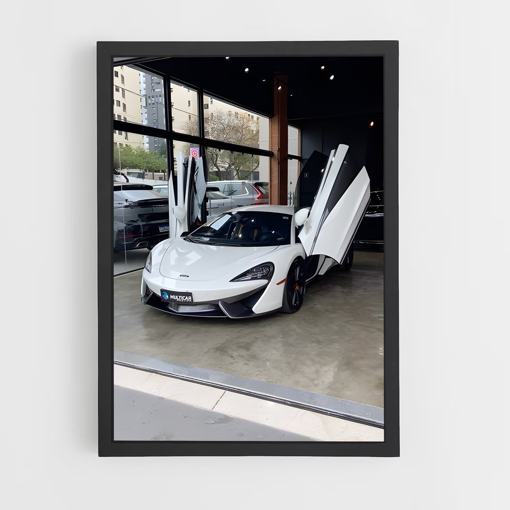 Poster L'Élégance Mécanique – affiche Mclaren (vue 2)