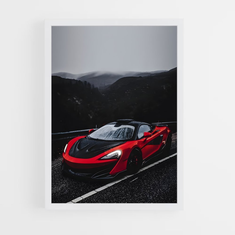Poster Vitesse élégance montée – affiche Mclaren (vue 3)