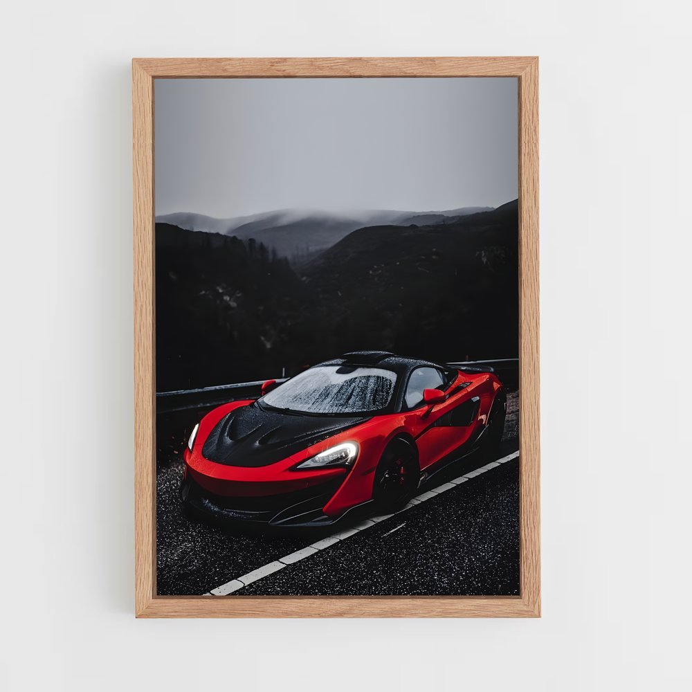 Poster Vitesse élégance montée – affiche Mclaren (vue 4)