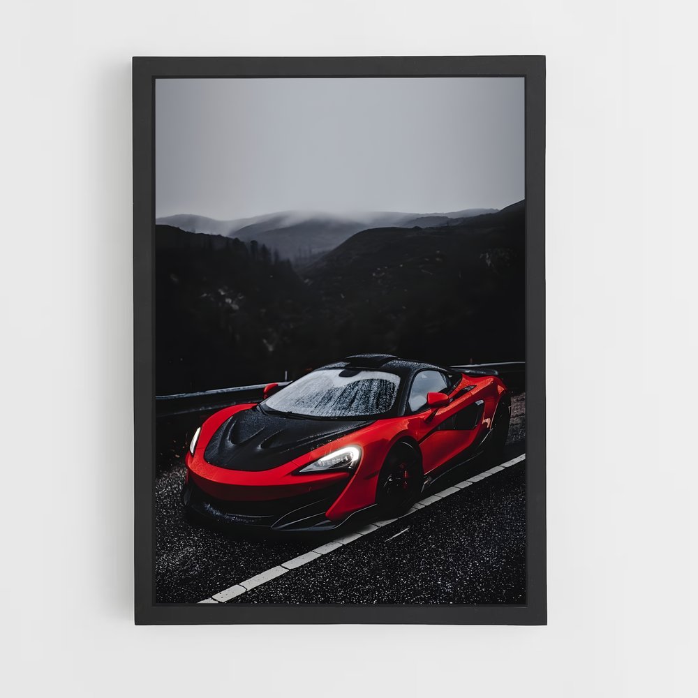 Poster Vitesse élégance montée – affiche Mclaren (vue 2)